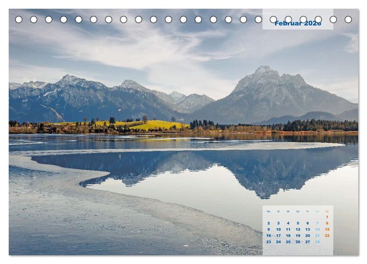 Produktbild: ALLG&Auml;U, im Wandel der Jahreszeiten. (Tischkalender 2026 DIN A5 quer), CALVENDO Monatskalender