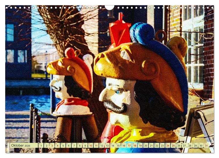 Produktbild: Hansestadt Wismar - UNESCO-Welterbestadt in feinen Aquarellfarben (Wandkalender 2026 DIN A3 quer), CALVENDO Monatskalender