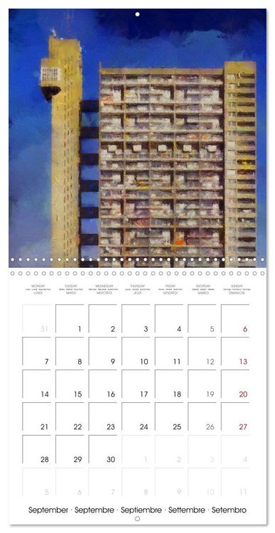 Produktbild: Brutalist Architecture of London (Wall Calendar 2026 12 &times; 12 Inch) CALVENDO 12 Month Wall Calendar