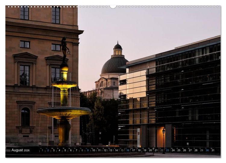 Produktbild: M&uuml;nchen - Facetten einer Stadt (hochwertiger Premium Wandkalender 2026 DIN A2 quer), Kunstdruck in Hochglanz