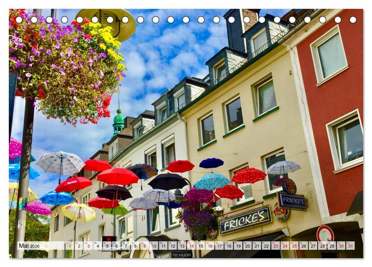 Produktbild: SIEGEN Stadt auf acht Bergen (Tischkalender 2026 DIN A5 quer), CALVENDO Monatskalender
