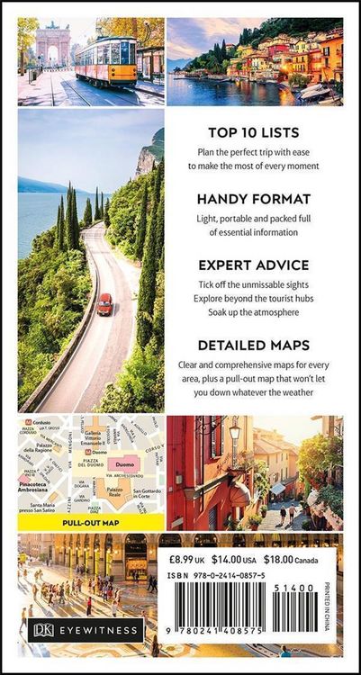 Produktbild: DK Travel: DK Top 10 Milan and the Lakes