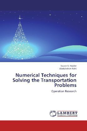 Produktbild: Haider, S: Numerical Techniques for Solving the Transportati
