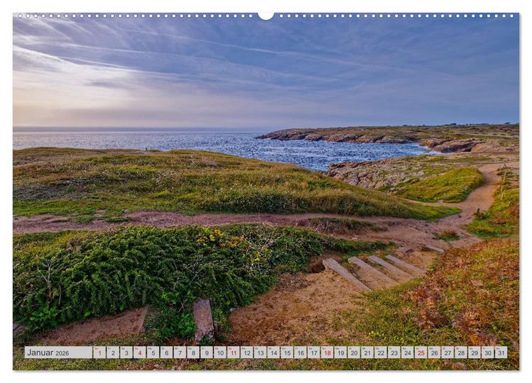 Produktbild: Cote Sauvage. Wilde Atlantikk&uuml;ste der Bretagne. (Wandkalender 2026 DIN A2 quer), CALVENDO Monatskalender