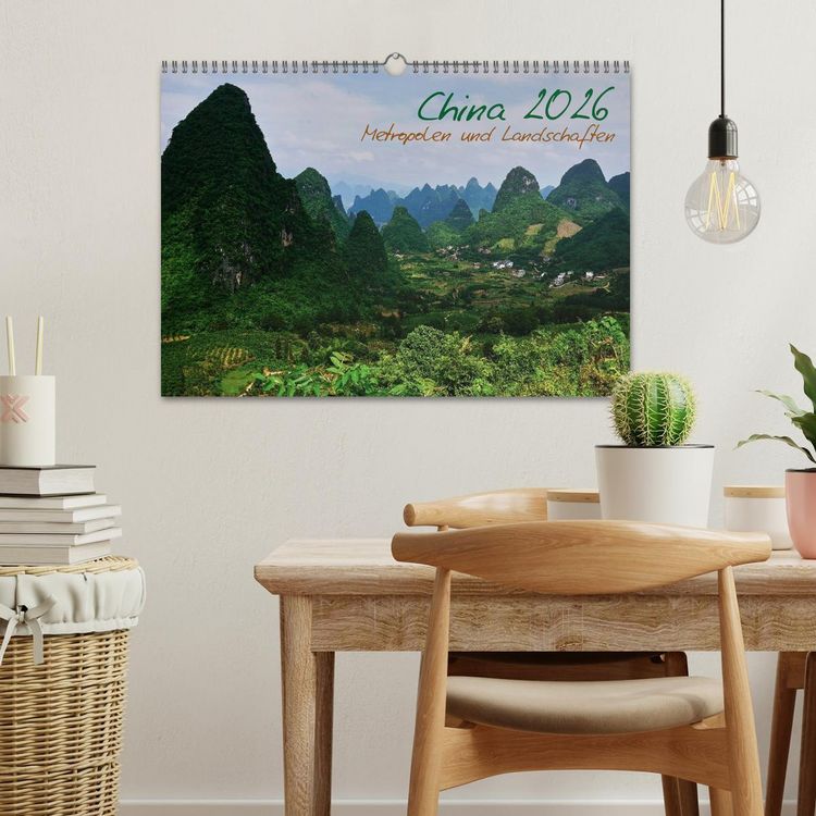 Produktbild: China 2026 - Metropolen und Landschaften (Wandkalender 2026 DIN A3 quer), CALVENDO Monatskalender