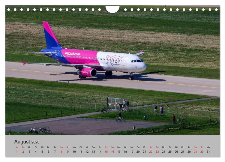 Produktbild: Welt der Flugzeuge - Faszination Luftfahrt 2026 (Wandkalender 2026 DIN A4 quer), CALVENDO Monatskalender