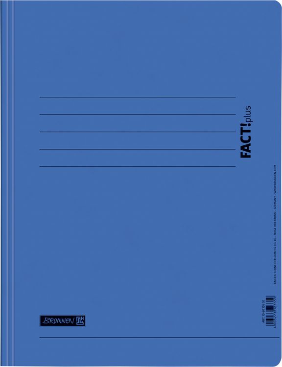 Produktbild: Brunnen Spiralhefter FACT!plus blau