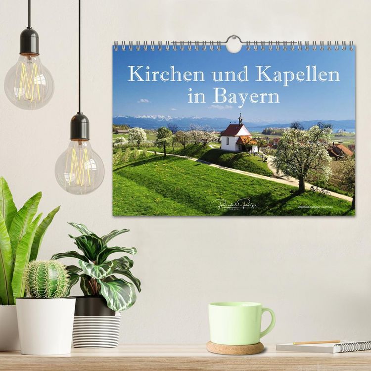 Produktbild: Kirchen und Kapellen in Bayern (Wandkalender 2026 DIN A4 quer), CALVENDO Monatskalender