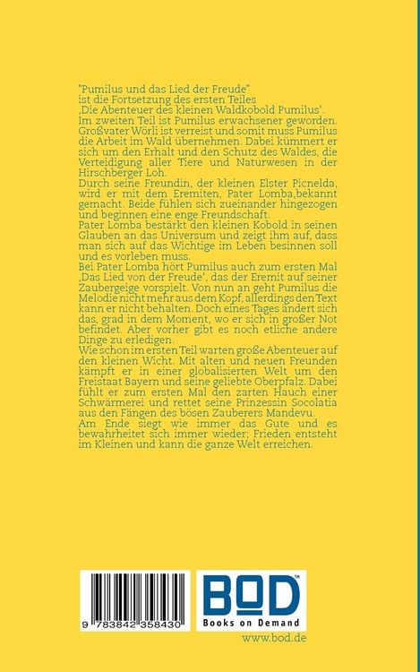Produktbild: Pumilus und das Lied von der Freude