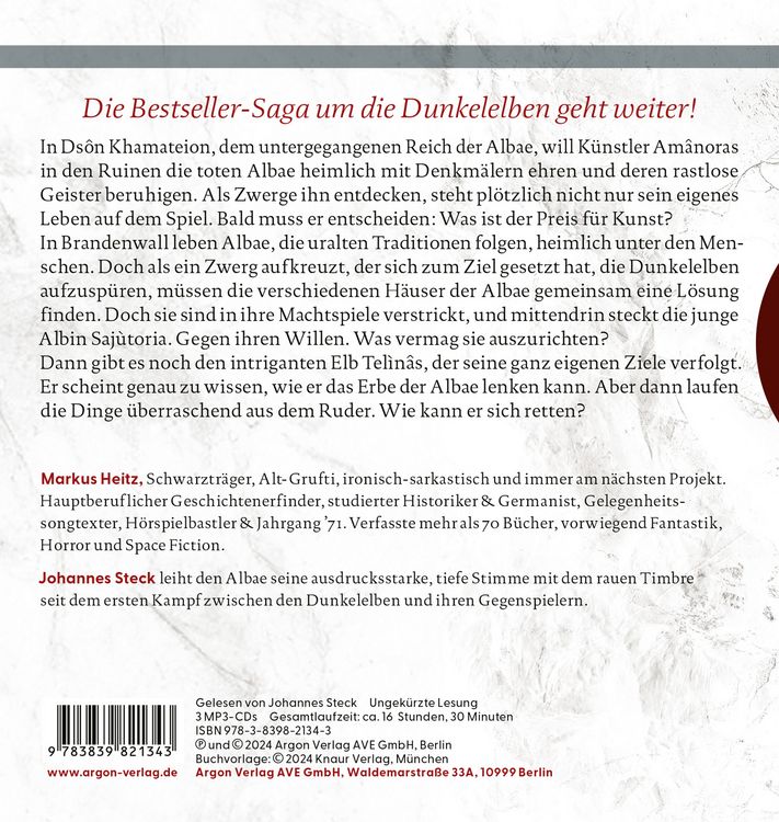 Produktbild: Die Legenden der Albae &ndash; Dunkles Erbe