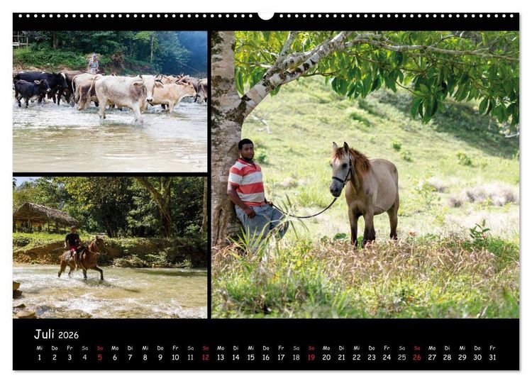 Produktbild: Dominikanische Republik Land & Leute (hochwertiger Premium Wandkalender 2026 DIN A2 quer), Kunstdruck in Hochglanz
