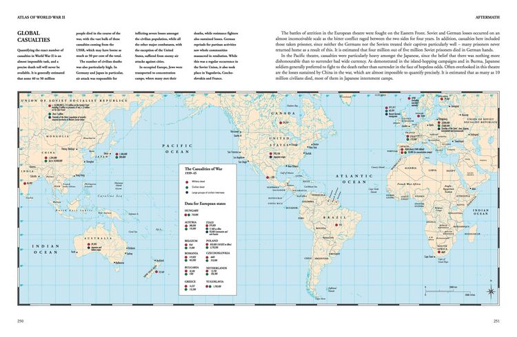 Produktbild: World War II Illustrated Atlas