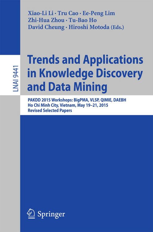 Produktbild: Trends and Applications in Knowledge Discovery and Data Mining
