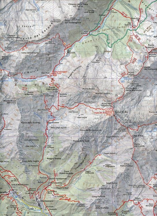 Produktbild: Valsesia Sud Ovest 1:25000