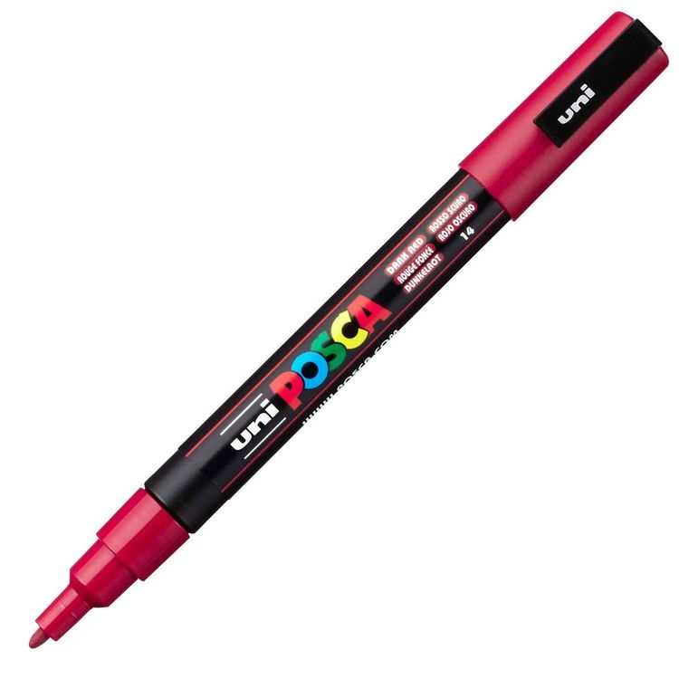 Produktbild: uni-ball Marker POSCA PC-3M dunkelrot