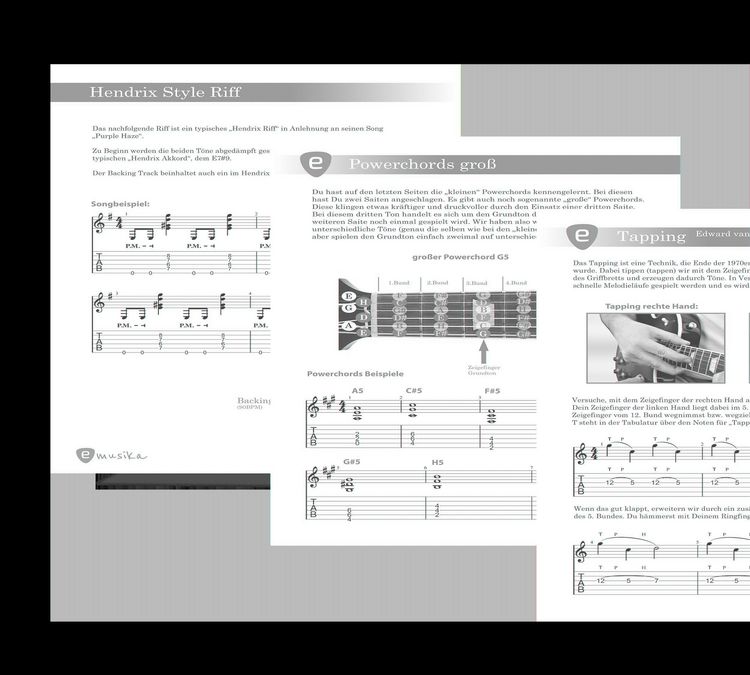 Produktbild: E-Gitarre lernen leicht gemacht - Das E-Gitarrenbuch f&uuml;r Anf&auml;nger