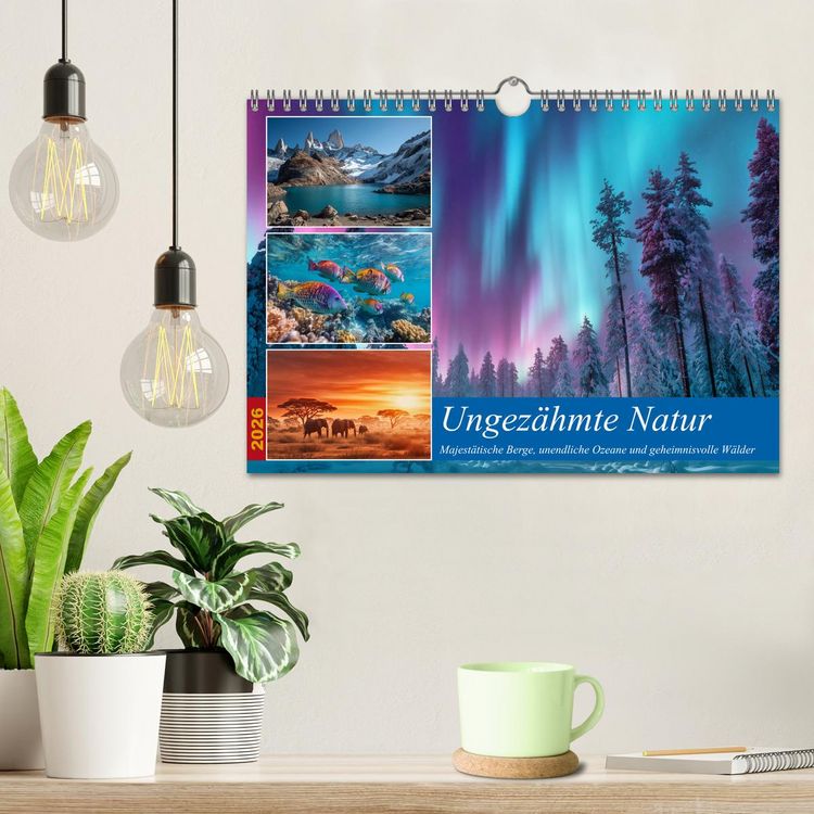 Produktbild: Ungez&auml;hmte Natur (Wandkalender 2026 DIN A4 quer), CALVENDO Monatskalender