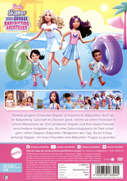 Produktbild: Babysitting Abenteuer-DVD zum Film