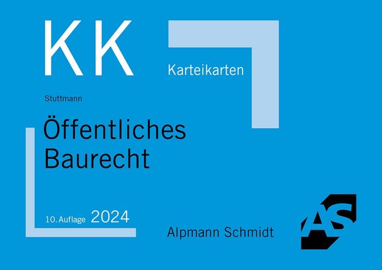 Produktbild: Karteikarten &Ouml;ffentliches Baurecht