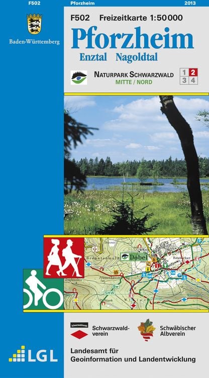 Produktbild: Freizeitkarte Pforzheim 1 : 50 000