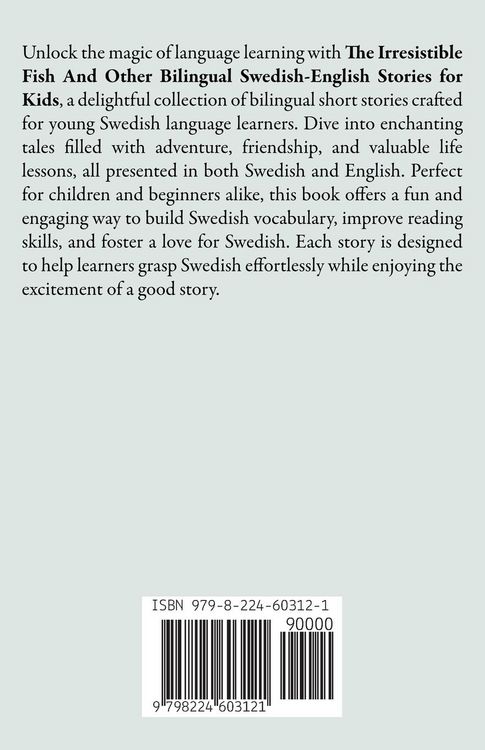 Produktbild: The Irresistible Fish And Other Bilingual Swedish-English Stories for Kids