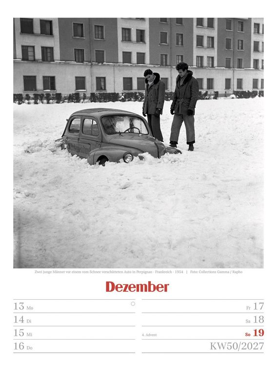 Produktbild: Die gute alte Zeit Wochenplaner Kalender 2027