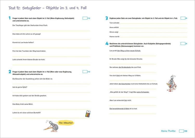 Produktbild: Fit f&uuml;r Deutsch 4. Klasse. Mein Testheft