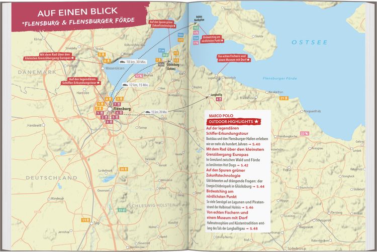 Produktbild: MARCO POLO OUTDOOR GUIDE Reisef&uuml;hrer Ostseek&uuml;ste Schleswig-Holstein