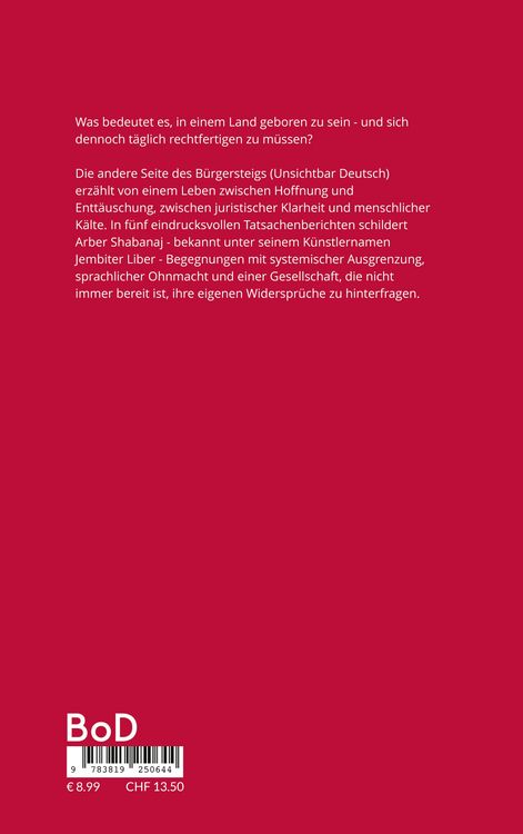 Produktbild: Die Andere Seite Des B&uuml;rgersteigs