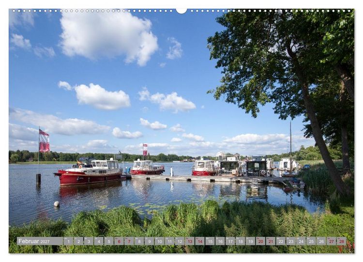 Produktbild: Hausbooturlaub Deutschland - Mecklenburgische Seenplatte (Wandkalender 2027 DIN A2 quer), CALVENDO Monatskalender