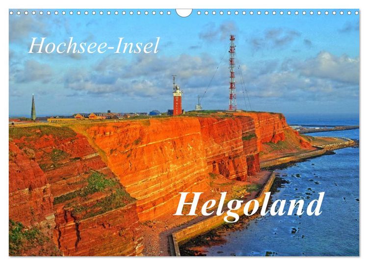 Produktbild: Hochsee-Insel Helgoland (Wandkalender 2026 DIN A3 quer), CALVENDO Monatskalender
