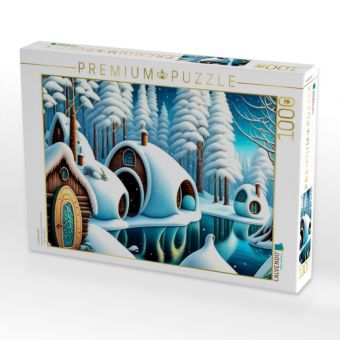 Produktbild: CALVENDO Puzzle Im Winterwald | 1000 Teile Lege-Gr&ouml;&szlig;e 64x48cm Foto-Puzzle f&uuml;r gl&uuml;ckliche Stunden