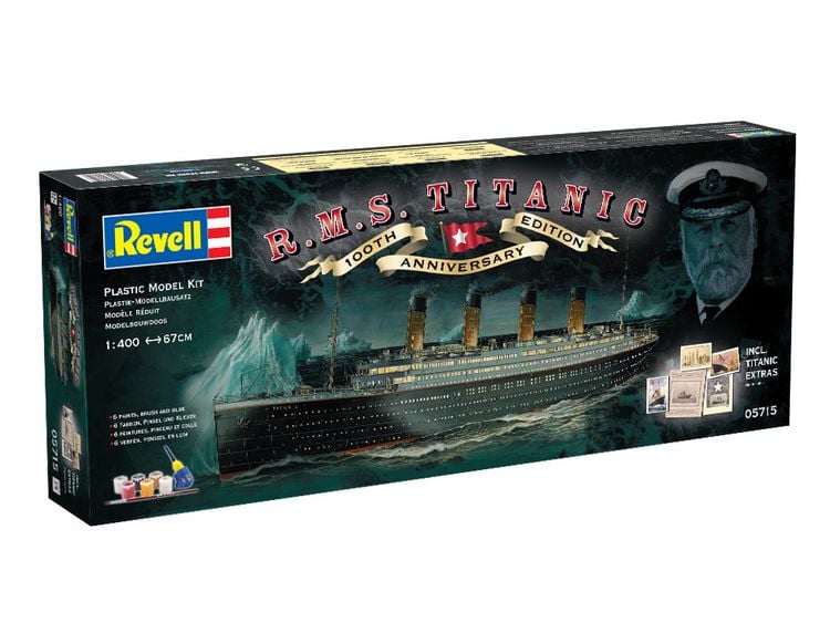 Produktbild: Revell Geschenkset: 100 Jahre Titanic, Ma&szlig;stab 1:400