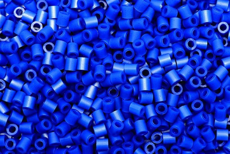 Produktbild: B&uuml;gelperlen Kobaltblau