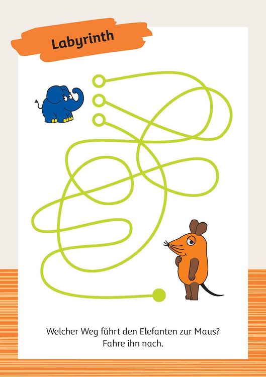 Produktbild: Lustige R&auml;tsel mit der Maus. Bunter R&auml;tselblock f&uuml;r Kinder ab 4 Jahren