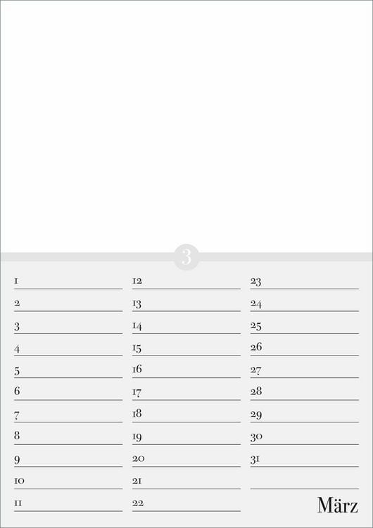 Produktbild: Geburtstagskalender zum Selbstgestalten - immerw&auml;hrend - (21 x 29,7)