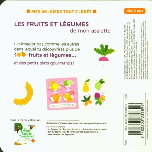Produktbild: Les fruits et l&eacute;gumes de mon assiette