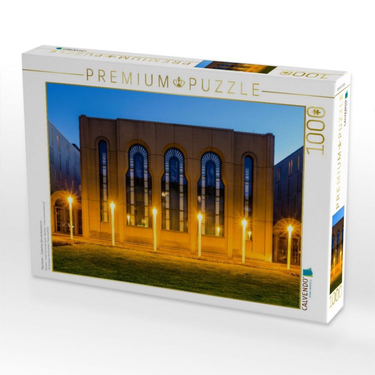 Produktbild: CALVENDO Puzzle Mannheim - J&uuml;disches Gemeindezentrum | 1000 Teile Lege-Gr&ouml;&szlig;e 64x48cm Foto-Puzzle f&uuml;r gl&uuml;ckliche Stunden