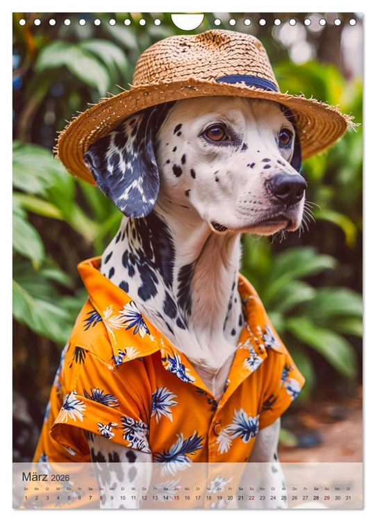 Produktbild: Hot Dogs - Fashion Victims (Wandkalender 2026 DIN A4 hoch), CALVENDO Monatskalender