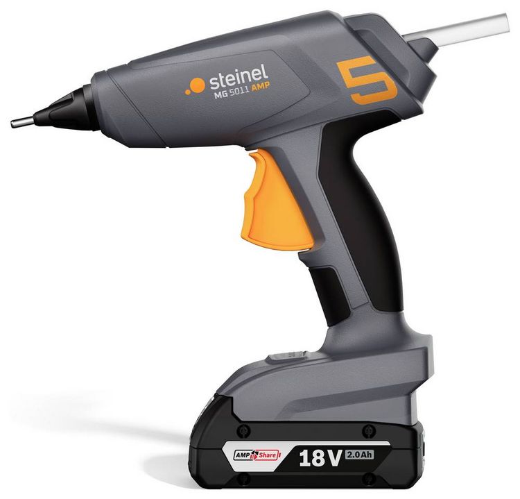 Produktbild: Steinel PRO MobileGlue 5011 AMP KF-SET Akku Hei&szlig;klebepistole 11mm 18V 1St.