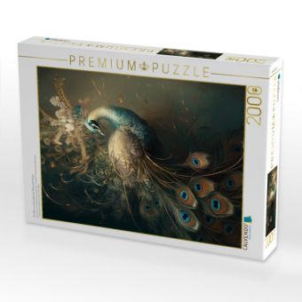 Produktbild: CALVENDO Puzzle Ein Motiv aus dem Kalender Malerische Pfaue | 2000 Teile Lege-Gr&ouml;&szlig;e 90x67cm Foto-Puzzle f&uuml;r gl&uuml;ckliche Stunden