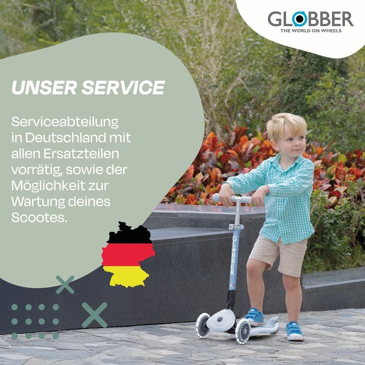 Produktbild: GLOBBER PRIMO FOLDABLE LIGHTS ECO pistaz