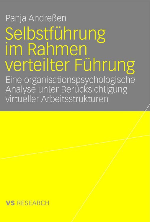 Produktbild: Selbstf&uuml;hrung im Rahmen verteilter F&uuml;hrung