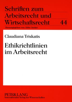 Produktbild: Ethikrichtlinien im Arbeitsrecht