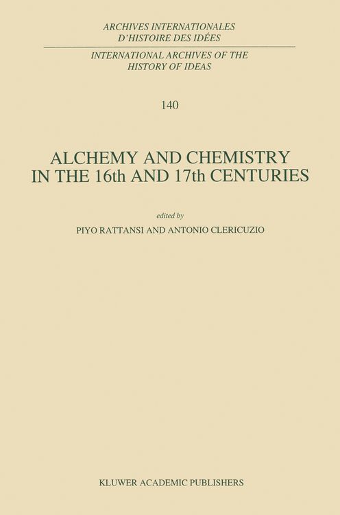 Produktbild: Alchemy and Chemistry in the 16th and 17th Centuries
