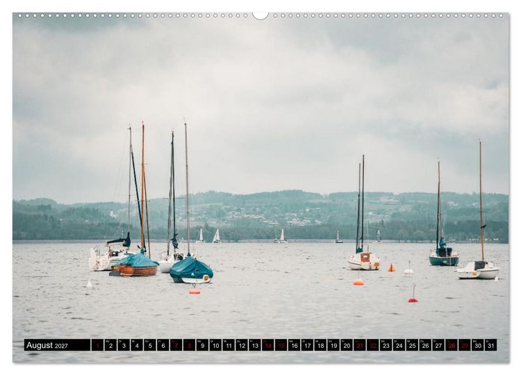 Produktbild: Bayrische Seen und W&auml;lder (Wandkalender 2027 DIN A2 quer), CALVENDO Monatskalender