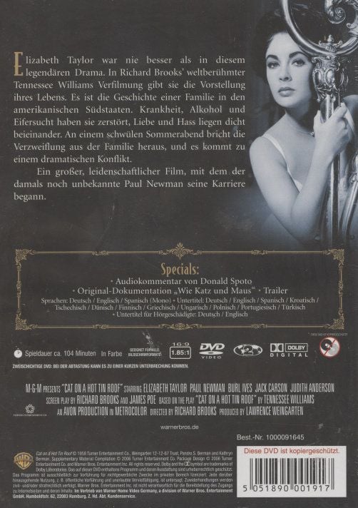 Produktbild: Die Katze auf dem hei&szlig;en Blechdach - Classic Collection [SE]