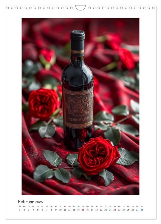 Produktbild: Ode an den Wein (Wandkalender 2026 DIN A3 hoch), CALVENDO Monatskalender