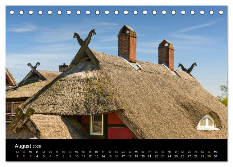Produktbild: Brandenburg - Landschaften zwischen Elbe und Oder (Tischkalender 2026 DIN A5 quer), CALVENDO Monatskalender