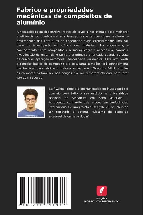 Produktbild: Fabrico e propriedades mec&acirc;nicas de comp&oacute;sitos de alum&iacute;nio